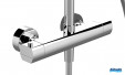 Colonne de douche thermostatique avec zoom sur le corps