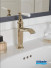 Mitigeur lavabo Cléo 1889 avec poignée levier céramique de Jacob Delafon