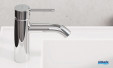 Mitigeur lavabo medium New Bozz finition chromé avec vidage push open par Kludi