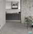 Carrelage Feroe par STN Ceramica format 100 x 100 cm en coloris Dark Grey