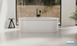 Baignoire en îlot BetteSuno Oval Blanc brillant de Bette
