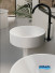 Vasque en îlot BetteSuno Pedestal Blanc brillant de Bette