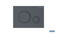 Plaque de commande WC Round de la gamme Derby Style coloris Anthracite mat par Vigour