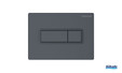 Plaque de commande WC Square de la gamme Derby Style coloris Anthracite mat de la marque Vigour