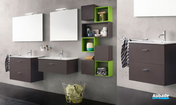 Meubles de Salle de Bains City par Inda | Espace Aubade