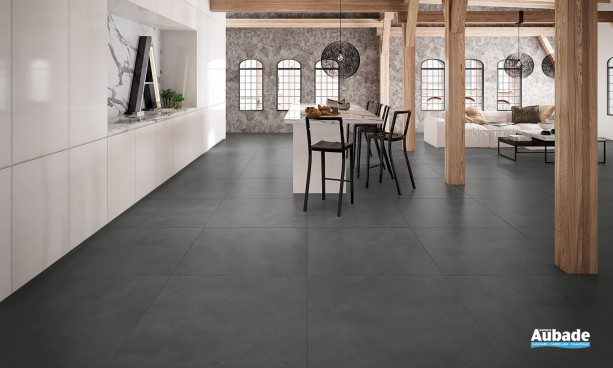 Carrelage noir Pavigres Globe 