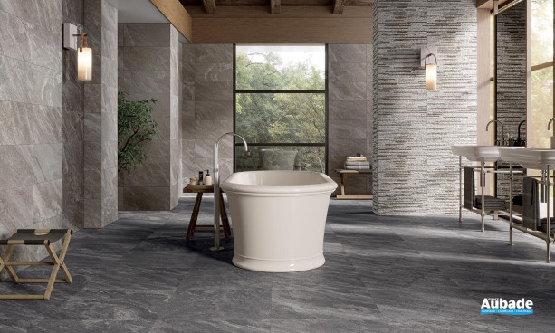 Collection Evoluta par Ceramiche Piemme en coloris Advanced et décor Cave Dark