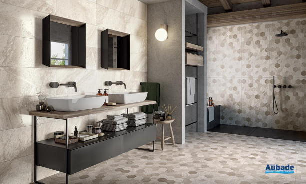 Collection Evoluta par Ceramiche Piemme en coloris Modern et décor Cluster Light