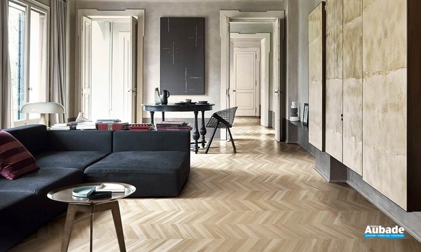 Collection Fleur de Bois par Ceramiche Piemme en coloris Chevrons Miel