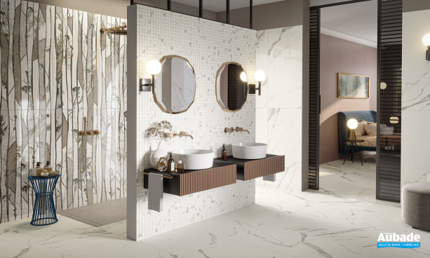 Collection Majestic Pure Selection par Ceramiche Piemme en coloris Superb Statuario