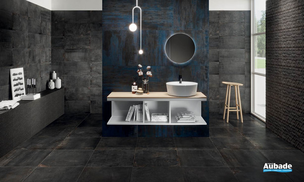 Collection Materia par Ceramiche Piemme en coloris Deep et Zaphire