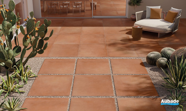 Collection Crete par Cerdomus en coloris Terracotta