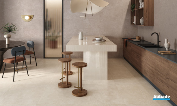 Collection Sixty par Emil Ceramica en coloris Sabbia/Fango