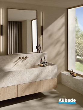 Collection Stone Lab par Fondovalle en coloris Jura White