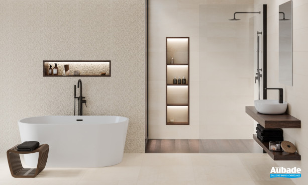 Collection Barrington par Ibero en coloris Cream et décor Concept Cream