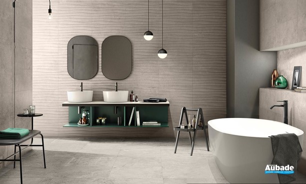 Collection Stoncrete par Imola en coloris Camargue et Gris