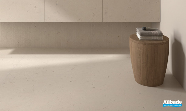 Collection Suite Stone par Lafaenza en coloris Shell et décor Plisse Shell