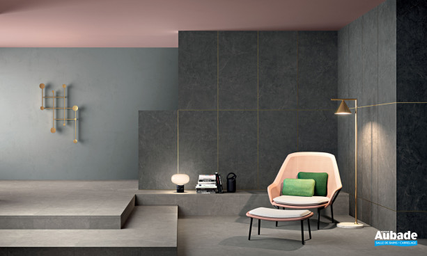 Collection Arkistone par Marca Corona en coloris Arkistone Dark et Silver