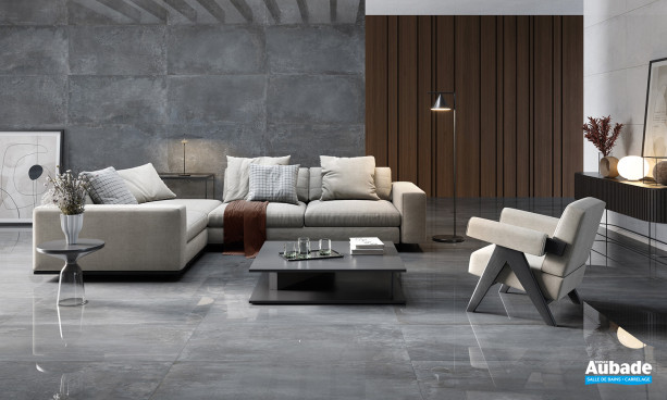 Collection Chrome par Metropol en coloris Acero et Blanco