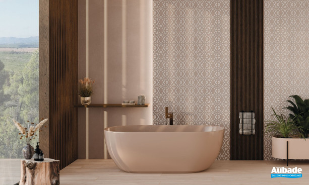 Collection Haussmann par Metropol en coloris Coral et décor Art Coral