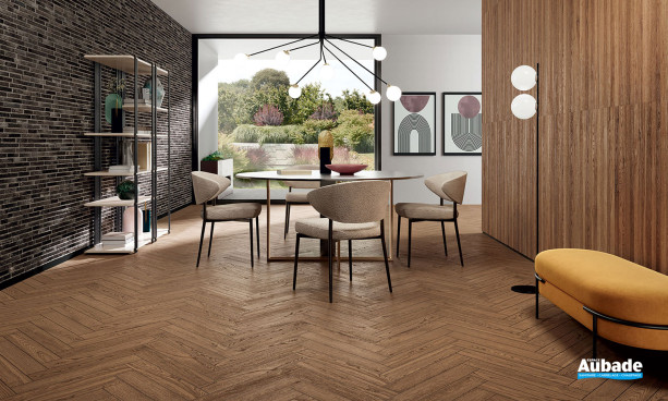 Collection Nordic Wood par Novabell en coloris Walnut