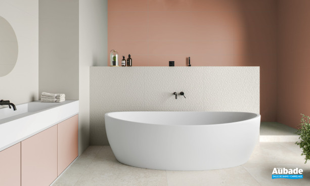 Collection Irida par Pamesa en coloris Nude et décor Pearl