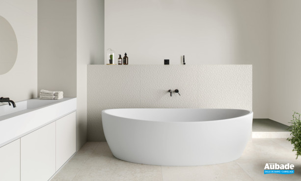 Collection Irida par Pamesa en coloris Pearl et décor White