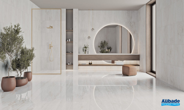 Collection Travertino par Pavigrés en coloris Corso Cremo