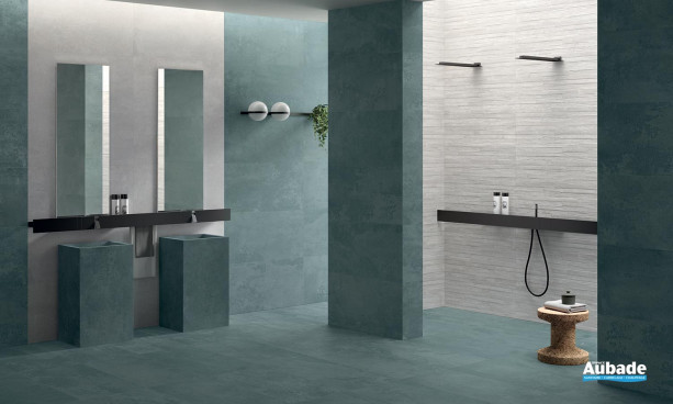 Collection Re-Play par Provenza en coloris Verdigris, White et décor Grey Cassaforma 3D