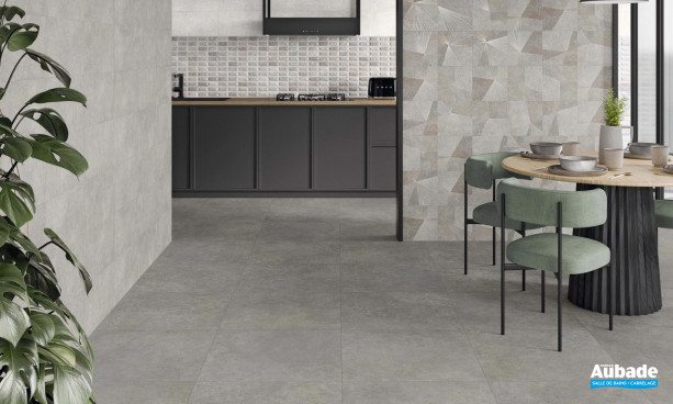 Collection Feroe par STN Ceramica en coloris Dark Grey et Décor Gold