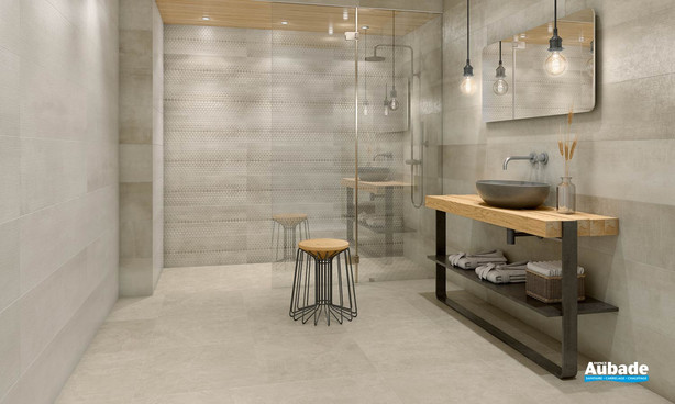 Collection Channel par Tau Ceramica en coloris Sand