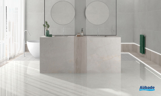 Collection Elite par Tau Ceramica en coloris White