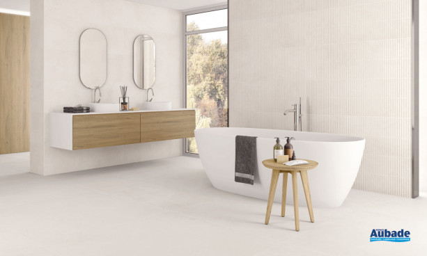 Collection Integra par Tau Ceramica en coloris White/Pearl