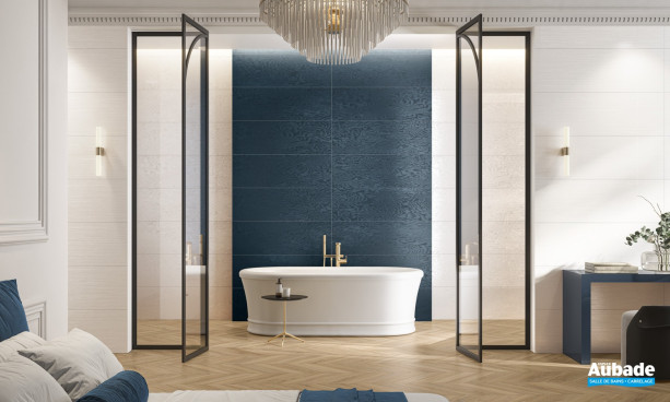 Collection Cavira par Villeroy & Boch en coloris décors White et Blue