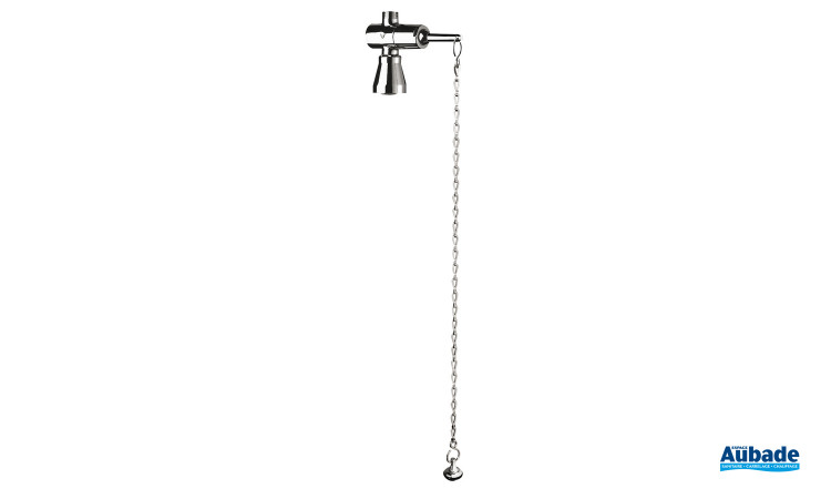 Robinet de douche avec chaine Tempostop de Delabie