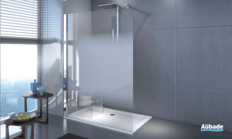 paroi de douche ouverte Leda django design et tendance