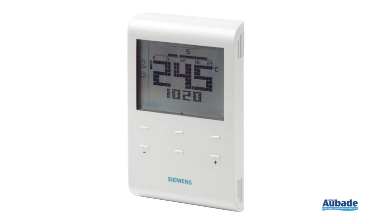 Thermostat d'ambiance RDD Siemens simple d'utilisation avec affichage numérique
