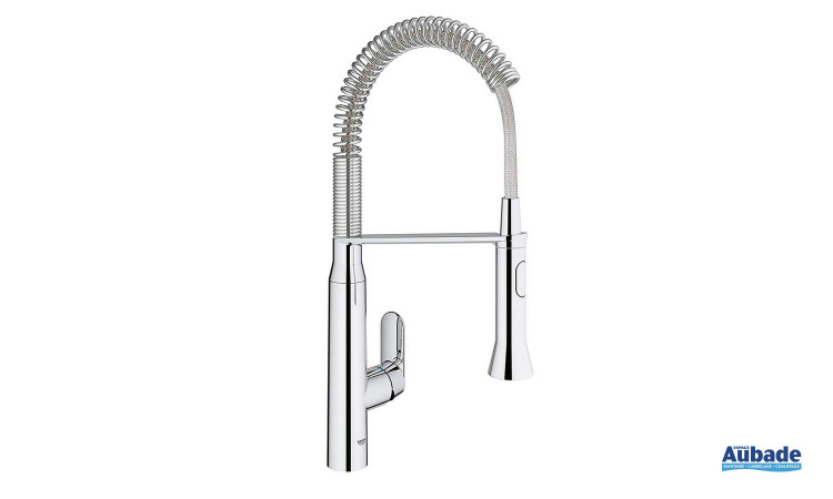 Robinet de cuisine professionnel avec douchette 2 jets K7 Pro Medium de Grohe