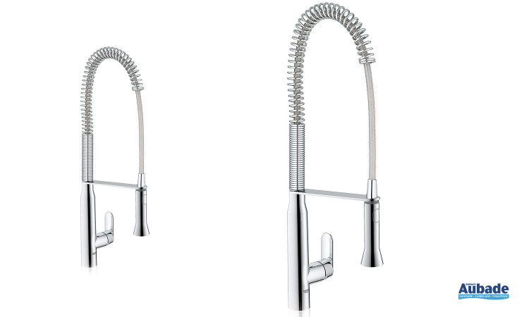 Robinet de cuisine professionnel avec douchette 2 jets K7 Pro de Grohe