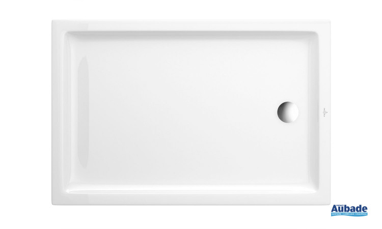 Receveur céramique extra-plat rectangulaire Villeroy & Boch O.novo Plus