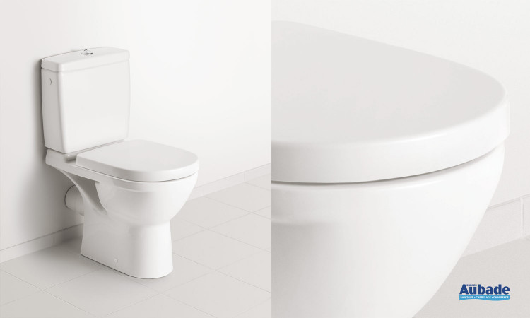 Pack WC avec cuvette sur pied compacte O.novo Compact de Villeroy & Boch