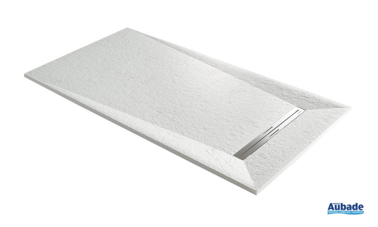 Receveur extraplat Acquabella Prisma Slate antidérapant couleur blanco