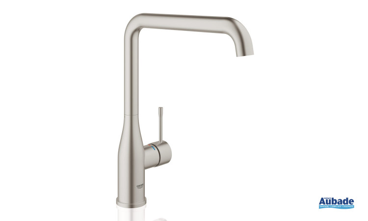 Mitigeur évier Essence de Grohe finition acier mat DCO