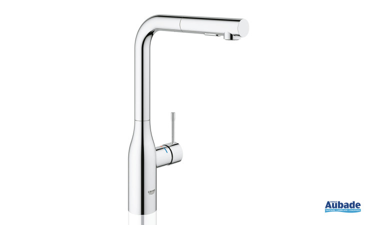 robinet mitigeur évier cuisine douchette Essence Grohe chrome