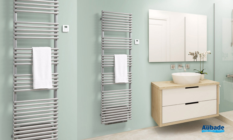Radiateur sèche-serviettes Ouvea coloris Titane de Acova