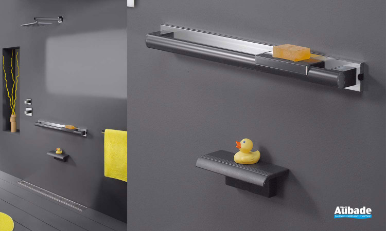 Barre d'appui amovible aluminium anthracite