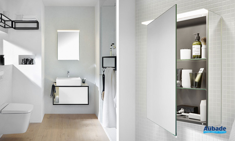 Meubles de salle de bains Junit coloris Blanc par Burgbad 