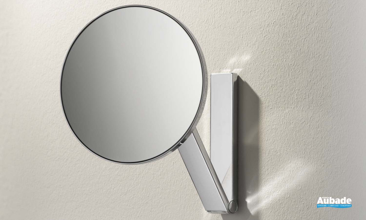 accessoire salle de bains keuco miroir rond grossissant ilook move