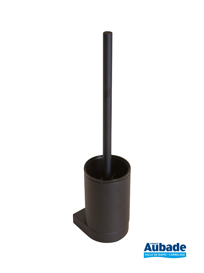 Porte-balai avec pot en métal à fixer Derby Style<sup>2</sup> Noir mat de Vigour