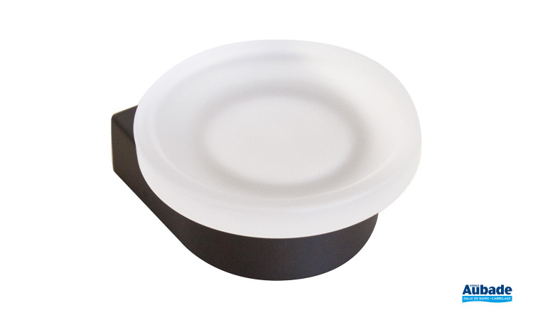 Porte-savon à fixer Derby Style<sup>2</sup> Noir mat de Vigour